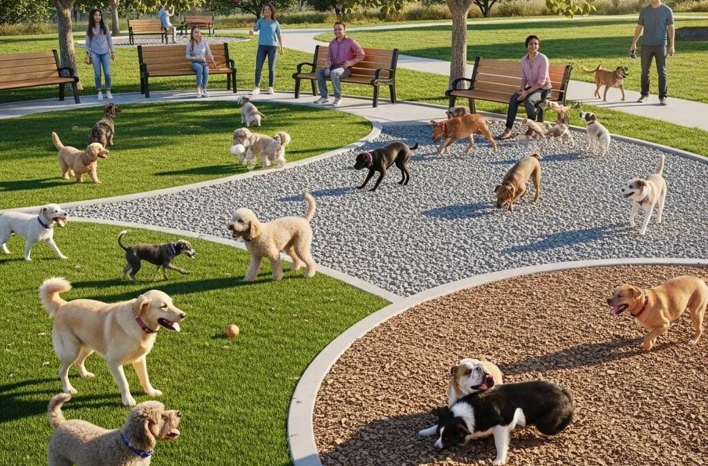 Optimal Dog Park Surfacing: Drainage Solutions & Materials